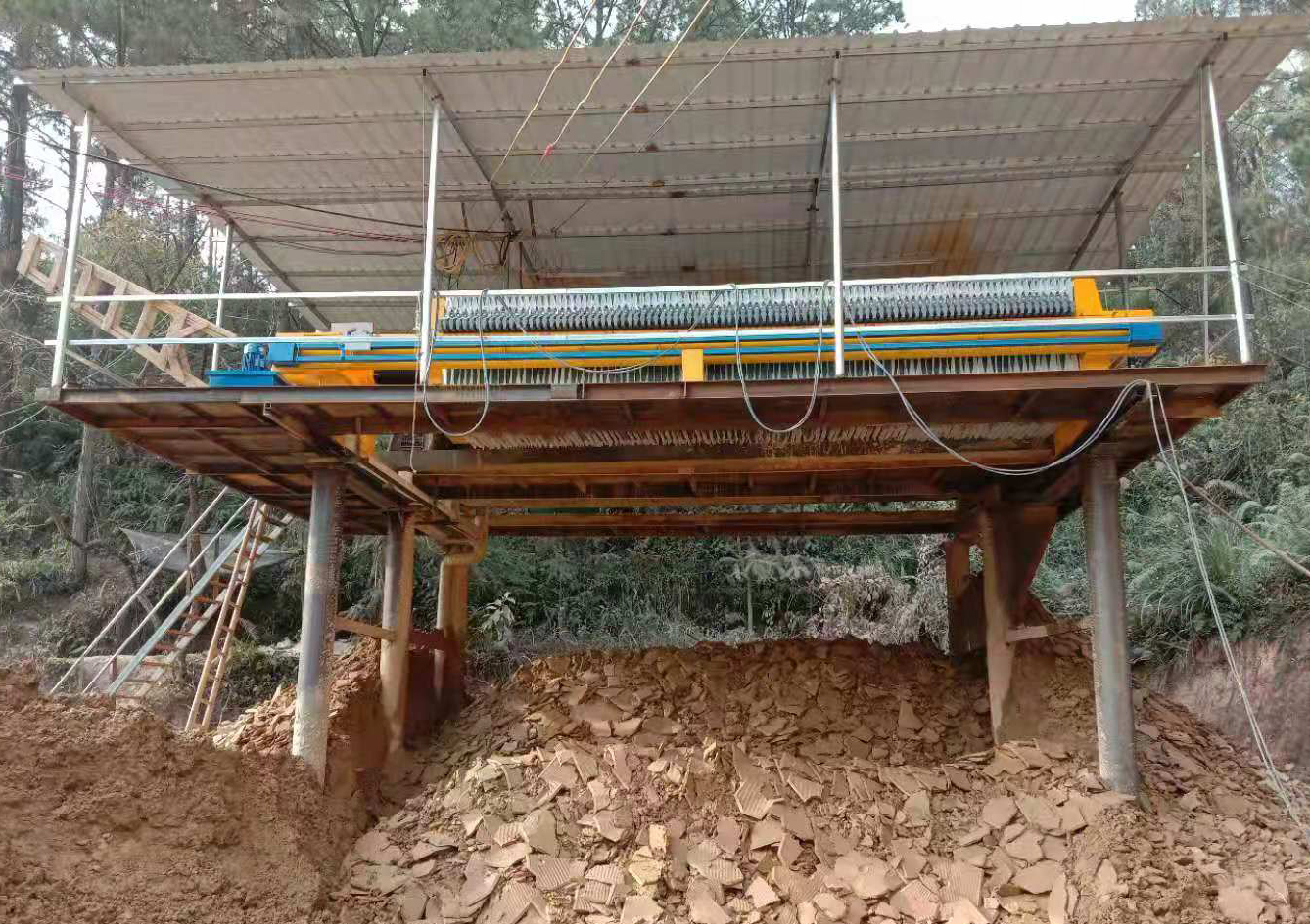 砂石場、洗沙場專用壓濾機-7